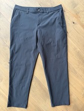 Lululemon ABC Classic-Fit Trouser 30"L Warpstreme M5AR2S Dark Grey Mens Sz 34"W