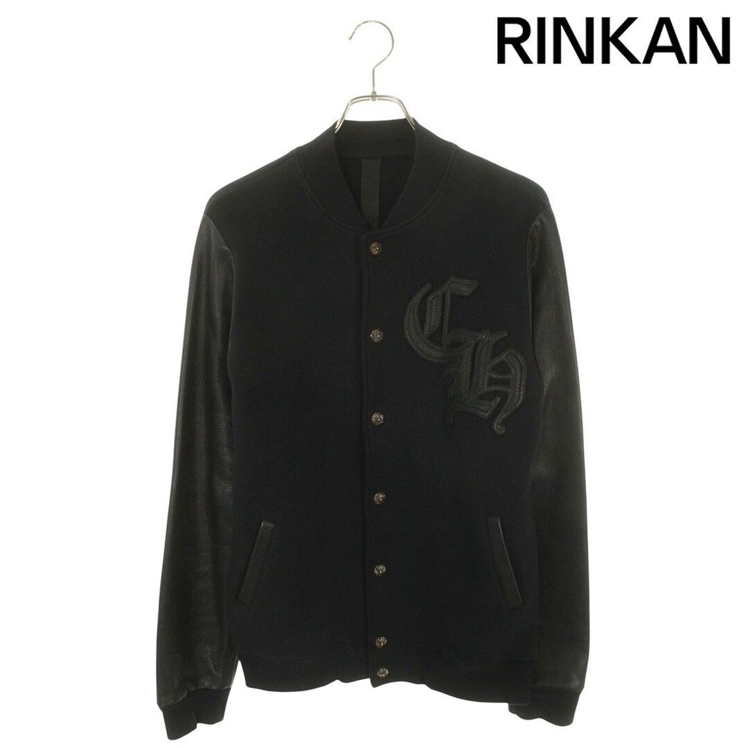 Chrome Hearts JKT GRP NOT BOMBER CH Patch Leather Switched Stajam Blouson Used 4