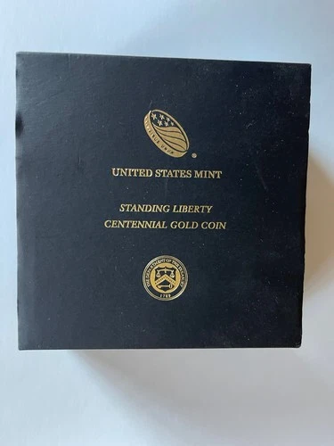2016 Standing Liberty Quarter Centennial Gold Coin with COA and Box