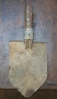 Vintage Navy Gray Field Gear Portable Shovel Spade? 13" Primitive 