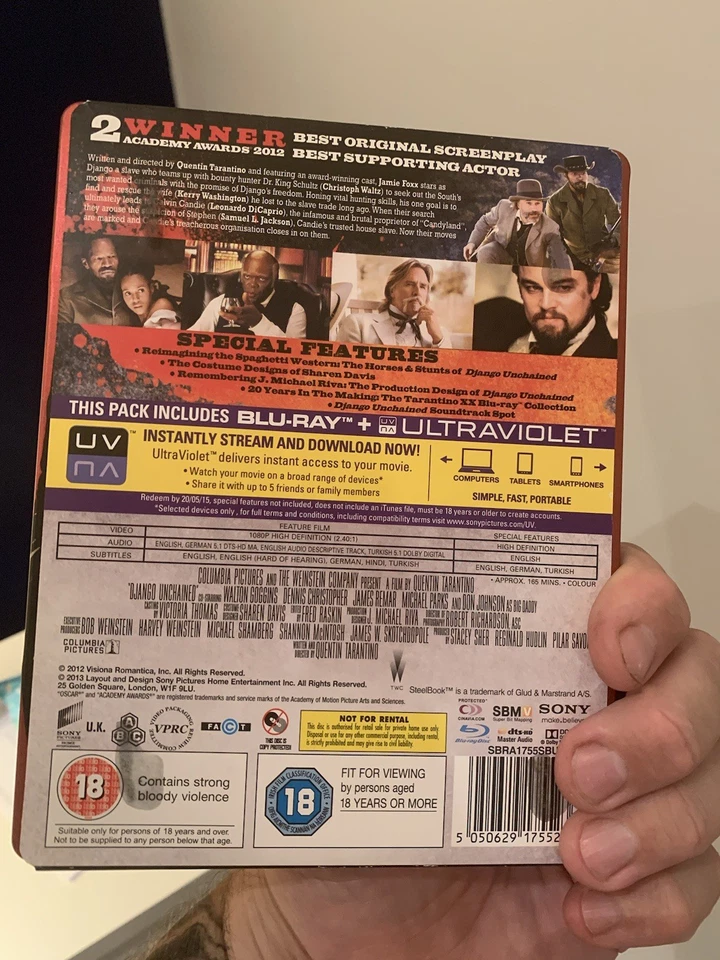 Django Unchained Blu Ray Steelbook UK Release - Image 2 of 4
