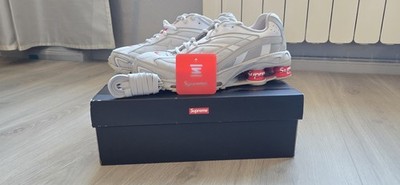 Nike Shox Ride 2 SP x Supreme White Grey Fog   EU 43 / US 9.5 (OG ALL)