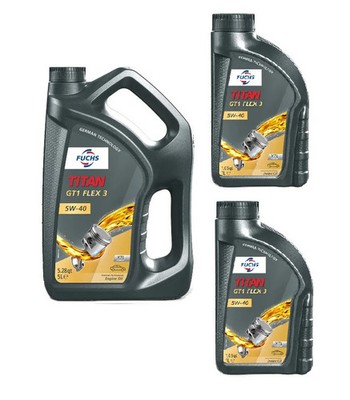 Motoröl Fuchs Titan GT1 Flex 3 5W-40 7Liter MB-FREIGABE 229.51