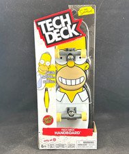 2025 HOMER SIMPSON TECH DECK SANTA CRUZ HANDBOARD BERSAGLIO ESCLUSIVO - NUOVO RARO