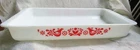 Vintage Pyrex Friendship Red Bird Baking Dish Lasagna Pan #933 9” X 13” X 2”
