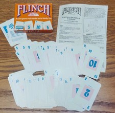 Parker Brothers 1988 Flinch Card Game 100 Complete  Instructions Vintage 0711