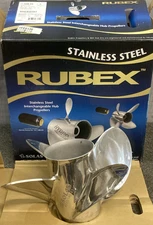 NEW GENUINE SOLAS 9553-140-23 PROPELLER RUBEX E SERIES 4 BLADE RH 14"D 23" PITCH