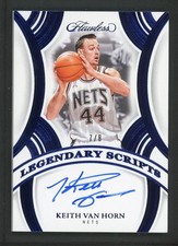 2024-25 KEITH VAN HORN 7/8 AUTO PANINI FLAWLESS LEGENDARY SCRIPTS AUTOGRAPHS
