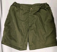 Boy Scouts Shorts Adult 33 Green 100 Cotton Uniform Canvas Cargo Duck 33x10
