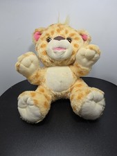 2006 Fisher Price Snugglekins Baby Cheetah Seated Plush Sleepy Eyes WORKS