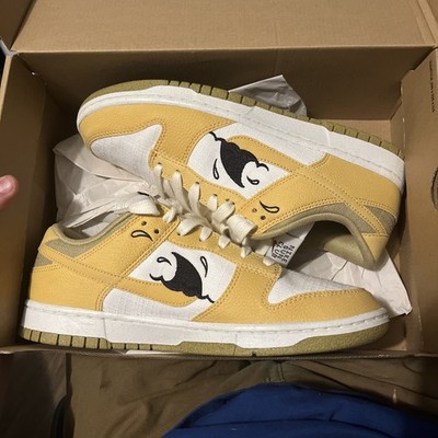 Nike Dunk Sun Clubs Wheat Grass Orange worn once!!! Size 10M OG Box!!!