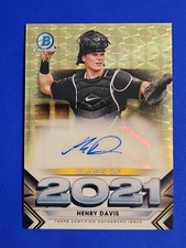 Marketplace image: 2021 Bowman Draft Henry Davis Class of 2021 SUPERFRACTOR AUTO 1/1 Pirates 🔥