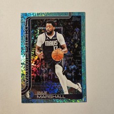 2025-26 Topps Naji Marshall Aqua Holo Foil SP #246 Mavericks