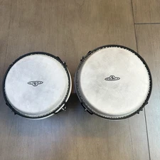 LP Music Collection Bongos (Latin Percussion) Made In India 6” And 7”