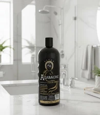 AZABACHE-HAIR GROWTH & STRENGTHENING SHAMPOO-BERGAMOT,COPALQUIN,COLLAGEN,BIOTIN