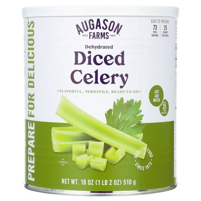 Augason Farms Dehydrated Cross-Cut Celery 18 Oz.