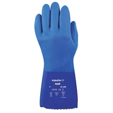 Ansell 23-200 Solvex 23-200 Chemical Resistant Gloves, Pvc, 12 In L, 79 Mil,