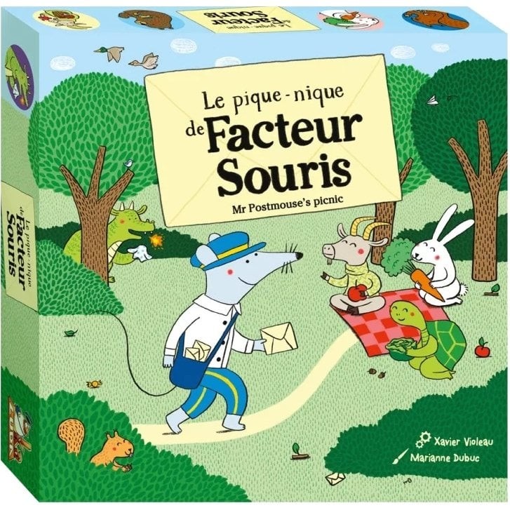 Jeu de société Le Pique-Nique de Facteur Souris Gigamic pour enfants