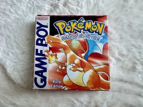 Pokémon Rote Edition Game Boy Nintendo OVP Pokemon Glurak Blogger Influencer