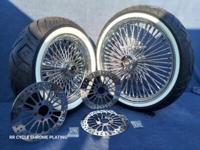 ハーレー DNA mammoth 52 diamond wheel タイヤ新品 DNA 52 Spoke Diamond Wheels 3 Rotor, Pulley Tire Harley Touring 09