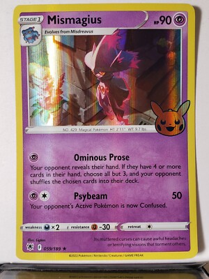 HOLO Mismagius 059/189 NM B1G1F Trick Trade Stamped Astral Radiance Pokemon Card | eBay HOLO Mismagius 059/189 NM B1G1F Trick Trade Stamped Astral Radiance Pokemon Card | eBay