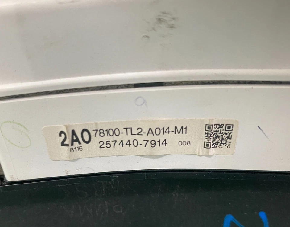 2009-2014 Acura TSX Speedometer Instrument Cluster 109K Miles 78100-TL2-A014-M1 - Image 3 of 3