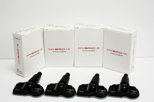 4 x black tpms sensors aston martin v8 vantage s 2013-2018 tyre pressure sensor - Picture 2 of 3