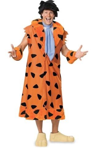 Fred Flintstone Costume Adult Medium Deluxe Mens Cartoon Halloween Rubies