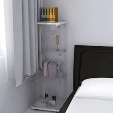 Single Door Three-layer Tempered Glass Display Cabinet Tempered Glass Display Ca