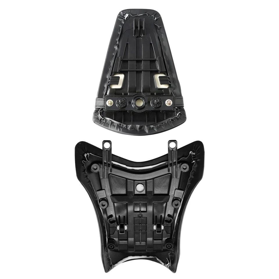 Сиденье водителя и пассажира подходит для Kawasaki Ninja ZX10R ZX 10R 2011-2015 черное - Изображение 3 из 4