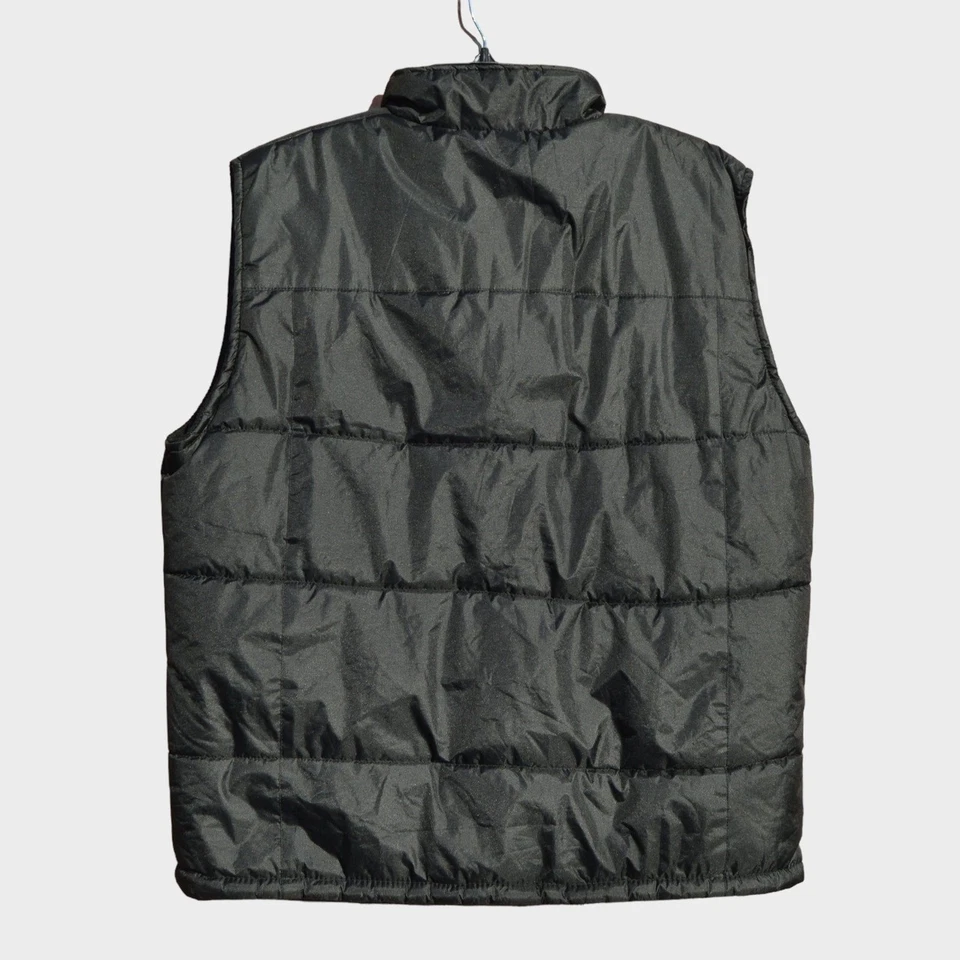 Brooklyn Xpress Black Men’s Sleeveless Puffer Vest Size Medium - Image 3 of 4