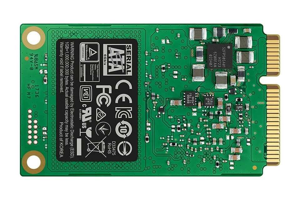 *Near Mint* Samsung 860 EVO mSATA 1TB V-NAND SSD (MZ-M6E1T0) 6Gb/s 1.8" - Image 2 of 4