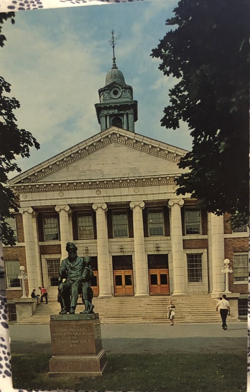 Sheldon Hall State University Of New York - Oswego New York Vintage Postcard