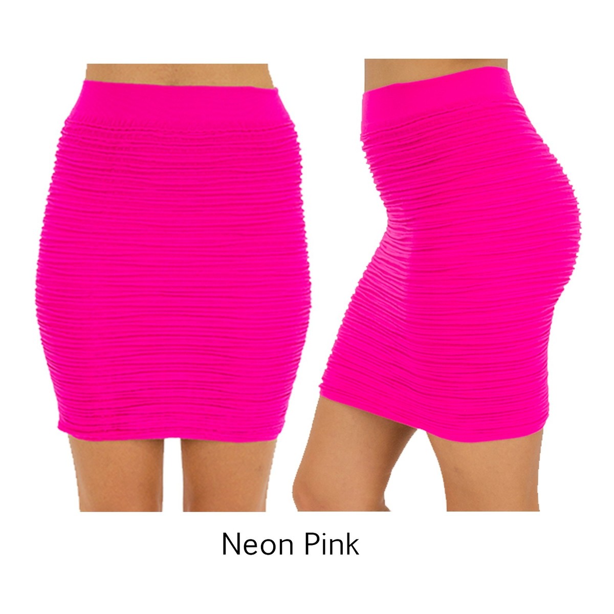 Women's Seamless Ribbed Solid Basic Mini Spandex Tight