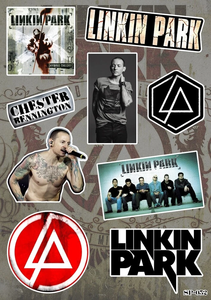 Linkin Park Sticker Pack | Alternative Rap Electronic Rock Nu Metal Band Logo