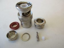 2 pack Amphenol Connector 31-2212 BNC Clamp Male Plug RG59,62,71,140,210,302