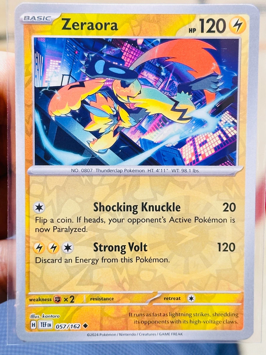 zebstrika pokemon card price Zebstrika - 063/182 - Paradox Rift main image 1