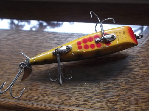 Older USA Made Barracuda Dalton Special 4" Green Perch - Picture 3 of 4