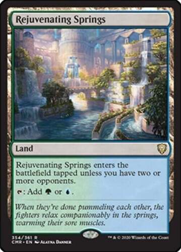 Magic The Gathering MTG REJUVENATING SPRINGS Commander Legends NM Near Mint