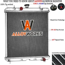 For Kubota Tractor M96 M100GX M108 M110,M8540 M8560,M9540 M9960 3-Core Radiator