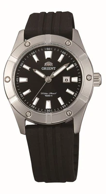 ORIENT FSZ3X005B0 Damenuhr Schwarz Modern Analog Edelstahl Gummi Sport Uhr - Bild 1 von 2