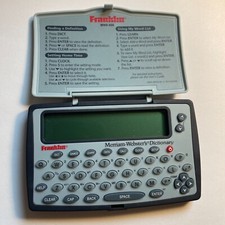 Franklin MWD-450 Gray/Silver English Merriam-Webster Dictionary and Thesaurus