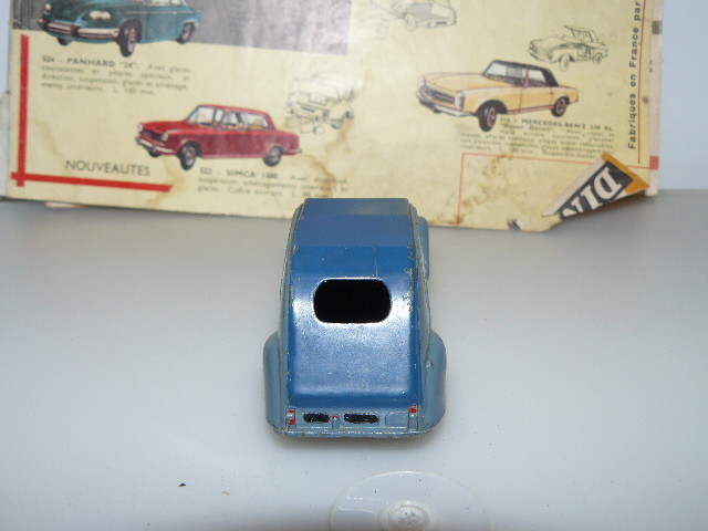 Dinky Toys Citroën 2CV 1966 référence 500, version bleu pétrole avec intérieur gris clair, châssis gravé Made in France - Collection