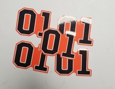 DUKES OF HAZZARD 01  #01 STICKERS 5  PACK LOT...
