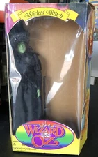 Wicked Witch Wizard Of Oz Sky Kids Doll With Broomstick- Pre-owned- Loose In Box