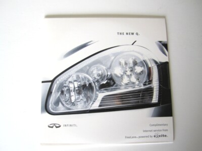 INFINITI Q PRESS DISC - 2002
