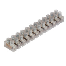 Terminal Strip 12 Way 2,5,15,30,Amp Choc Connector Blocks, Cable, Wire, Junction
