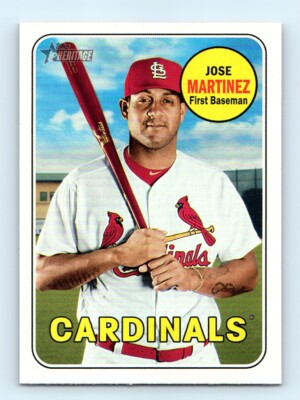 2018 Topps Heritage Jose Martinez St. Louis Cardinals #549
