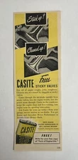 Print Ad 1951 Casite Improves Engine Lubrication Frees Sticky Valves Clean Up