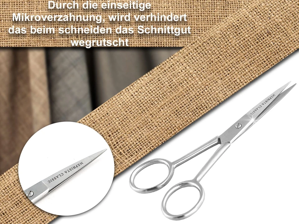 Nähschere Stickschere Stoffschere Fadenschere Schneiderschere 11,5 cm - Bild 3 von 4